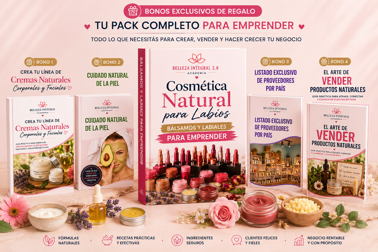 Belleza Vegana Artesanal: Labiales y Bálsamos 100% Naturales + 4 Regalos Exclusivos🎁